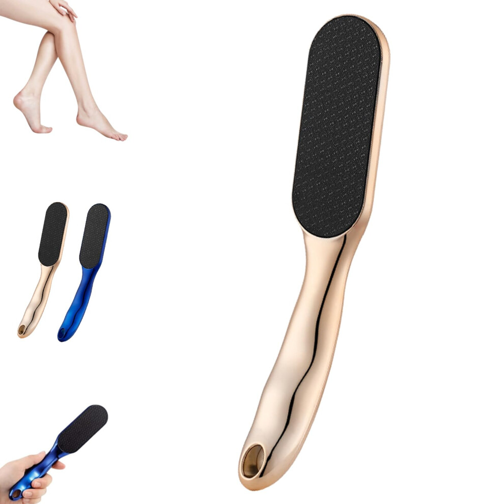 Gold Nano Glass Foot File Callus Remover With Ergonomic Nonslip Handle Waterproof