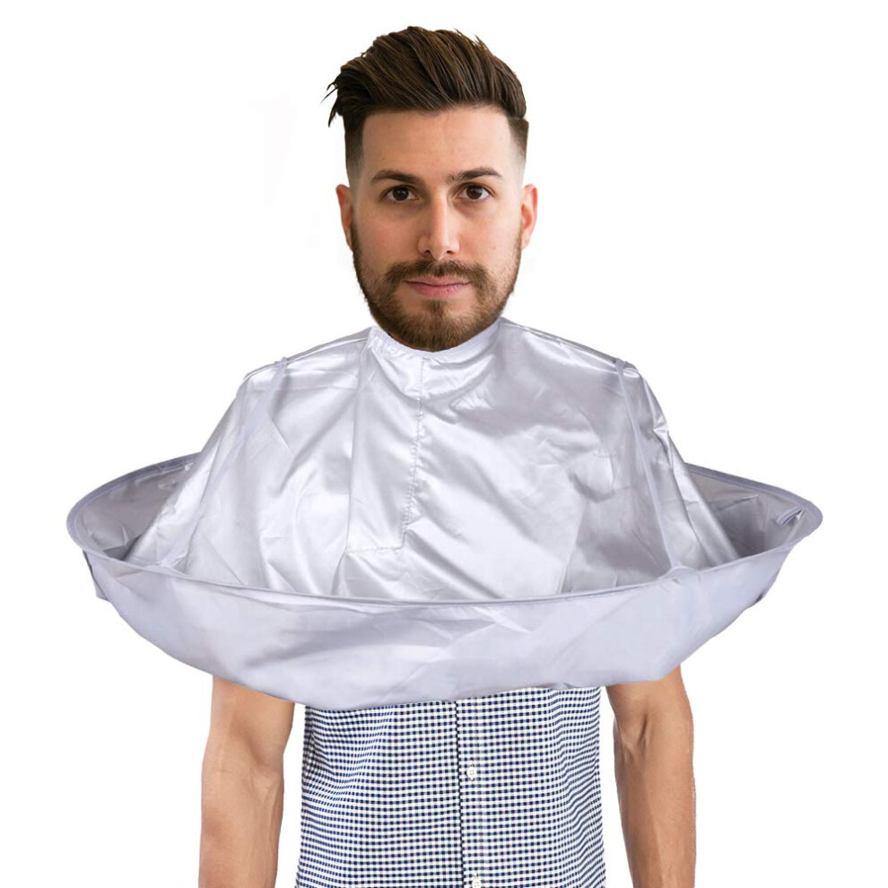 Hair Cutting Cape Umbrella for Adults Waterproof Barber Cape Foldable Cloak for Salon and Home