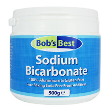 Bob's Best Sodium Bicarbonate Baking Soda 500g for Cooking, Baking, Cleaning & Personal Care - Aluminium & Gluten Free