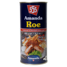 Amanda 555: Tinned Cod Roe | The Original Cod Roe | High in Protein Omega 3 Vitamin D & B12 | MSC Certified, Sustainable, and Delicious | Perfect for