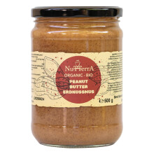 500 g Organic Wholegrain Peanut Butter – 100% Peanuts, No Palm Oil, No Additives – High Protein, Vegan by Nutterra (500, Peanut Butter)