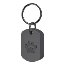 Pet Cremation Jewelry Pet Memorial Urns Pendants Keychain-Black
