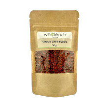 Aleppo Chilli Flakes, Authentic Turkish Pul Biber (from Turkey) 50g - Wholerich Foods