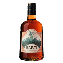 Barti Spiced Rum (70cl), Small Batch Caribbean Spiced Rum Infused with Pembrokeshire Seaweed, Vegan-friendly, 35% ABV