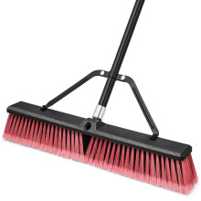 TidyBliss 60 cm Garden Broom Outdoor Heavy Duty, Large Industrial Stiff Yard Brush with 160 cm Long Handle for Sweeping Garage Shop Patio Deck Street