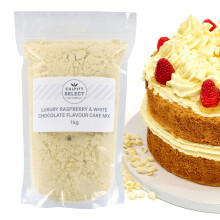 Culpitt Raspberry & White Chocolate Cake Mix | 1kg | Easy, Reliable, Delicious, Bakes For Celebration Sponge Cakes & Cupcakes | Made in UK