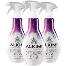 ALKIMI Multi-Surface Cleaning Spray, Pack of 3 – Powerful Cleaning, No Harsh Chemicals, with Natural Orange Oil and Ginger Root