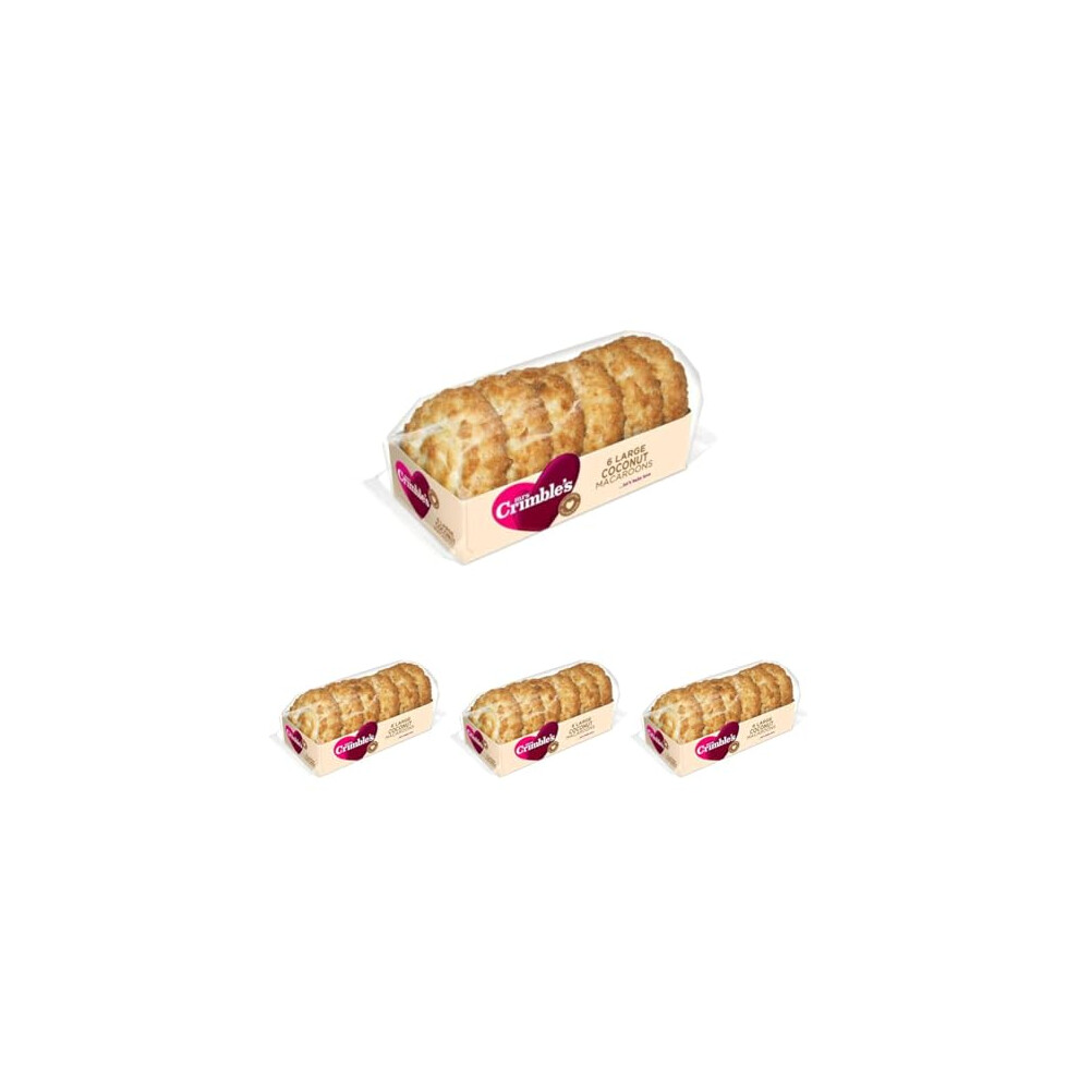 Mrs Crimble's 6 Big Coconut Macaroons 180G (Pack Of 4) 93090520