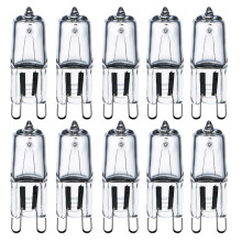Comyan G9 Halogen Light Bulbs 230V 28W (29W) 2800K Warm White Clear G9 Capsule Bulb Dimmable, 10Pack