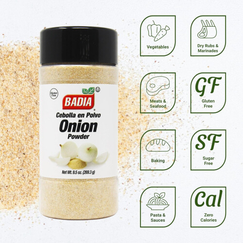 Badia Spices Onion Powder, 9.5 oz 1