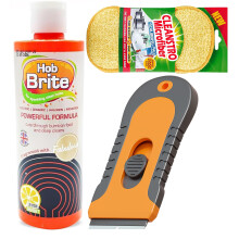 Heavy Duty Hob Brite Ceramic Hob Cleaner Kit 250ml