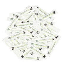 100 Fairtrade White Sugar Sticks – Individual Packets for Tea & Coffee | Premium Quality Sugar Sachets for Home Office Business & Travel | Letterbox