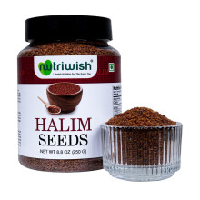 Nutriwish Halim Seed Pure & Natural Garden Cress Safe & Beneficial Aliv Seed Halim Aliv Garden Cress Seeds for Eating No Additives High Protein Snack