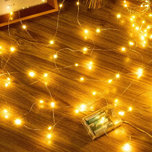 Ollny 5m 50 LED Fairy Lights Battery Operated, Bright Waterproof Copper Wire Christmas Lights for Indoor Outdoor Lighting, Christmas Tree Bedroom Out