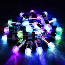 LIHAO LED Balloon Light Paper Lantern Lights Mini Bulbs Battery DIY Waterproof Colorful 30pcs for Paper Lanterns Christmas Wedding Birthday Party Hal