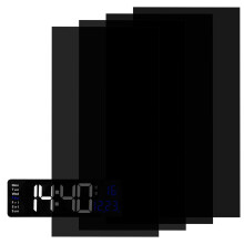 4 Pcs Light Dimming Stickers 8 x 4 Inch LED Light Blocking Stickers Self-Adhesive LED Filters Dimming Sheets for Electronics Alarm Clock Monitor (Dim