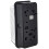 Knightsbridge 230V IP65 60W B22 Bulkhead with Clear Prismatic Diffuser and Black Plastic Base 2