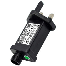 Christmas Light Plug Replacement, 6W 31V Transformer Plug for Christmas Light Adapter AC Power Supply, Memory/8 Modes/IP44 Waterproof/Timer Plug, Ind