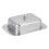 Butter Dish with Lid, Rectangular Stainless Steel Butter Keeper, Cheese Serving Tray for Kitchen 1