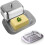 Butter Dish with Lid, Rectangular Stainless Steel Butter Keeper, Cheese Serving Tray for Kitchen 4