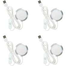 Mauedest 4X DIY LED Lamp Kit: Only Hardware NO 3D Printed Parts, Bright Light Energy-Efficient Custom Lighting Project