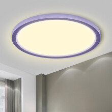 LQWELL LED Ceiling Light, IP44 Waterproof Bathroom Lamp Round Flat 18W 3000K 1600LM Modern Simple Thin for Living Room Bedroom Kitchen Office, 220 *