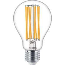 Philips LED Premium Classic A67 Clear Light Bulb [E27 Edison Screw] 17W - 150W Equivalent, Cool White (4000K), Non-Dimmable.
