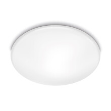 Philips LED Shan Ceiling Light with Motion Sensor 2700K 12W [Warm White - White] For Indoor Home Lighting, Livingroom and Bedroom.