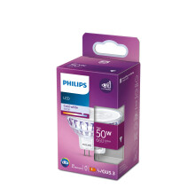 Philips LED Reflector Light Spot [GU5.3] 7W - 50W Equivalent, Cool White (4000K), Non Dimmable.