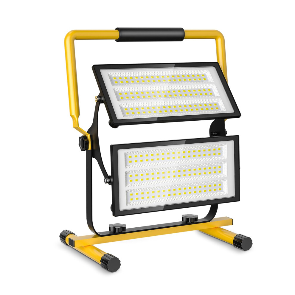 Bellanny 200W Led Work Light 2,0000Lm Super Bright Portable Floodlight 6500K Job Site Light With Independent Switch Control Ip66 Waterproof Plug In W 12914685