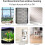 2 in 1 Window Cleaning Squeegee with Microfiber Scrubber for Glass Doors Mirrors and Windshields 3