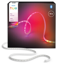 Hue Flux 10-Meter LED Strip Light, 2000 lm, Vibrant Color and Ambiance, Flexible Indoor Lighting, Chromasync Color Blending, RGBWWIC, Cuttable, Exte