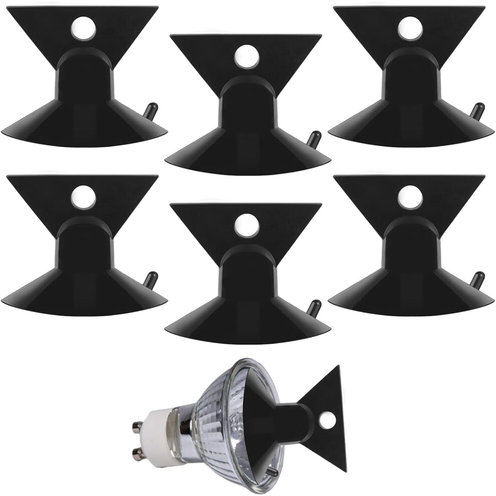 Ajinacious 6 Pcs Bulb Removal Tool, Pvc Black Light Bulb Changer For Gu10, Lamp Light Suction Cup Removals For Mini Track Replacement Bulbs, Strong S 96364116