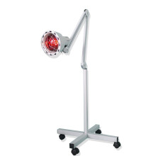 Sanqiao Stand Infrared Therapy Lamp with Dimmable Heating and Flexible Arm, Perfect for Home and Beauty Salon, 275W & White