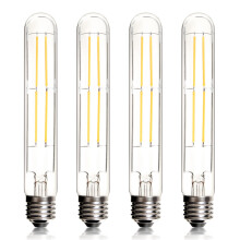 BRIMAX Dimmable E27 LED Bulbs 8W Equal 80 Watt Light Bulbs, Warm White 2700K Edison Bulb 180mm Tubular T10 LED Bulb for Rustic Pendant, Chandeliers,