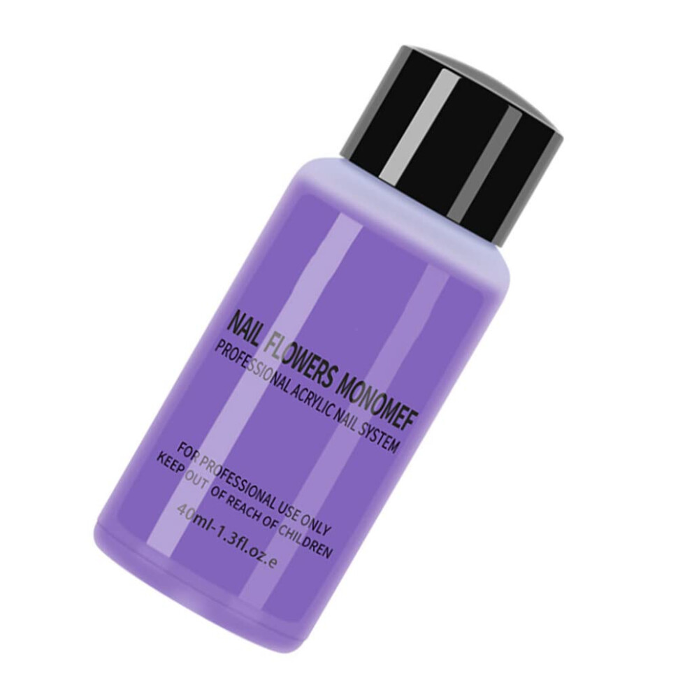 Blue Acrylic Nail Liquid Monomer 40Ml Nonyellowing Formula For Professional Nail Extension