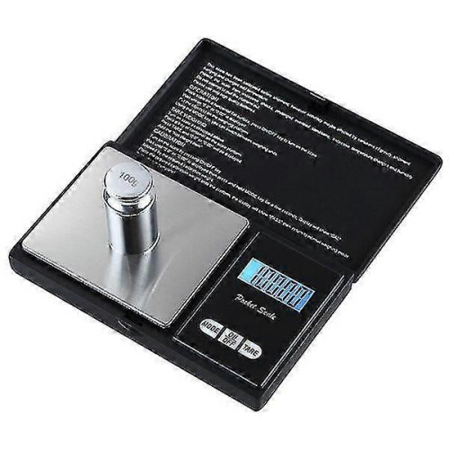 Collapsible Digital Pocket Scale - 500 G Black 1