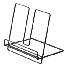Cookbook Stand Holder Iron Black For Kitchen Counter Reading Hands Recipe Book Holder