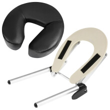Adjustable Massage Table Face Cradle with Pillow and Comfort Foam Cushion for Spa or Home