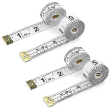 (white) Measuring Tape 4 Pack, Tape Measure for Body Double Scale Measurement Tape for Sewing, Body, Tailor 150 cm/60 Inch