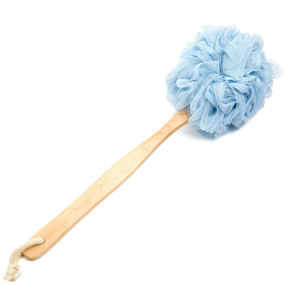 Loofah Back Scrubber with Long Handle, Shower Body Brush for Gentle Skin Exfoliation and Massage