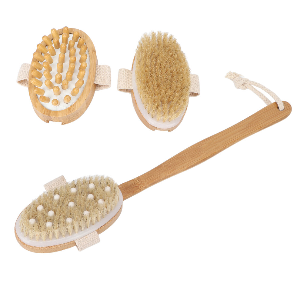 Exfoliates Skin Massage Brush Sustainable Exfoliating Ergonomic Design Removes Dead Skin Cells Promotes Metabolism