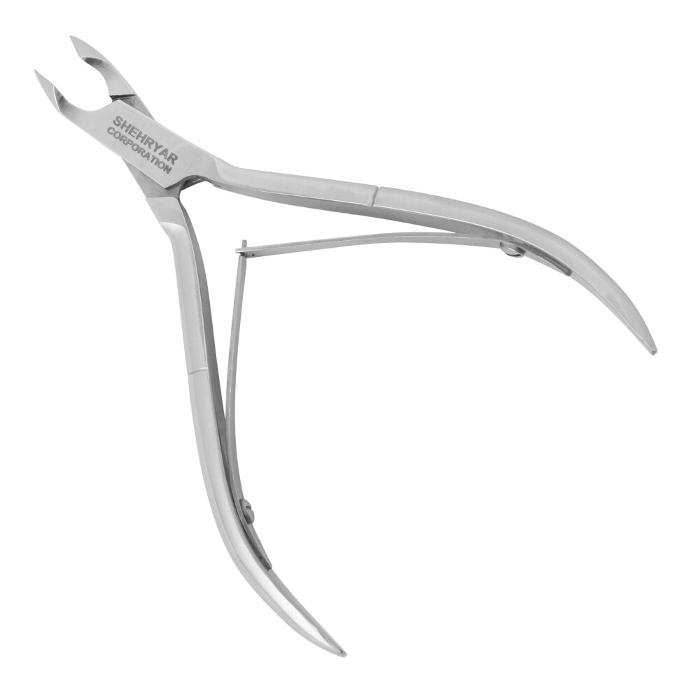 Professional Stainless Steel Cuticle Nippers with Sharp Blades for Manicure Pedicure Silver Tool