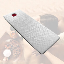 Massage Table Mattress Topper with Face Hole NonSlip Spa Bed Pad Soft Comfort Gray 80x190cm