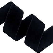 Faux Suede Edge Trim 10 Yards 4 Cm Wide Black For DIY Bows Hair Accessories Sewing And Handicrafts