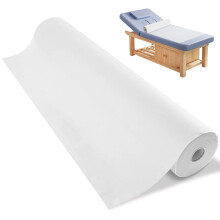 Disposable Massage Table Sheets 31.5' x 71' with Face Hole, Waterproof Spa and Tattoo Bed Covers, 50Pack Roll