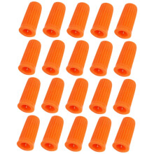 Eyelash Extension Glue Nozzle Tips with Piercing Needle Pins, AntiClogging Replacement Caps 20pcs