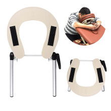 Aluminum Adjustable Massage Table Face Cradle with Cloud Comfort Cushion and Universal Fit