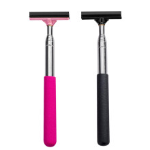 2 Pcs Retractable Car Mirror Wiper with Silicone Blade and Long Handle for Mirrors and Windows