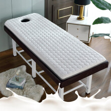 Massage Table Topper Memory Foam with Face Hole, 6cm Thick Spa Bed Mattress Pad for Beauty Salon